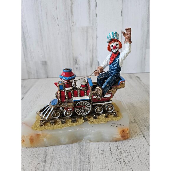 Ron Lee engineer billie train conductor choo choo vintage 1984 engine